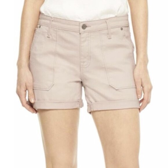 🏆168 Gap Denim Girlfriend Shorts Dusty Rose - Picture 1 of 10